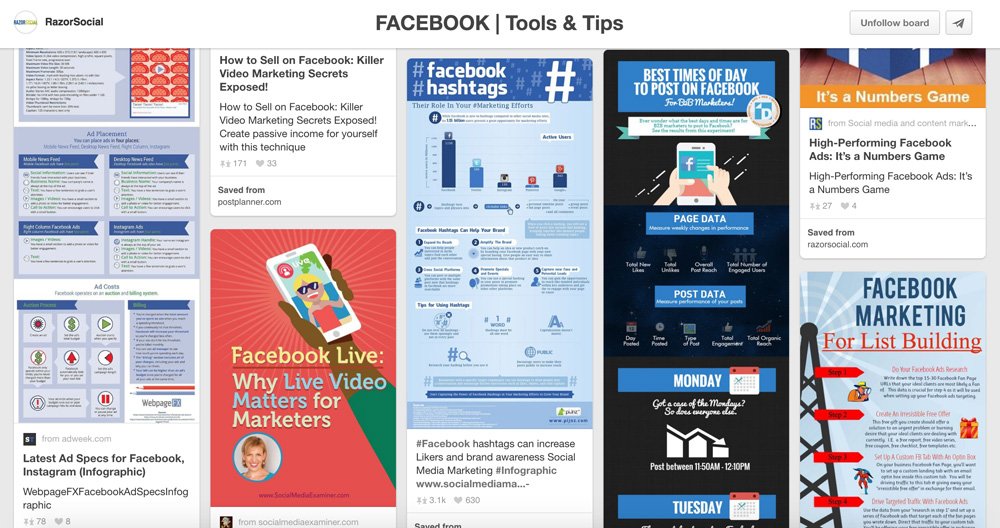 Social Media Marketing Pinterest Boards