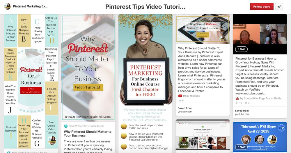Social Media Marketing Pinterest Boards