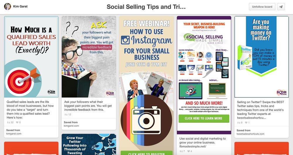 Social Media Marketing Pinterest Boards