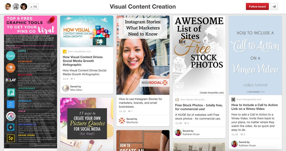 Social Media Marketing Pinterest Boards