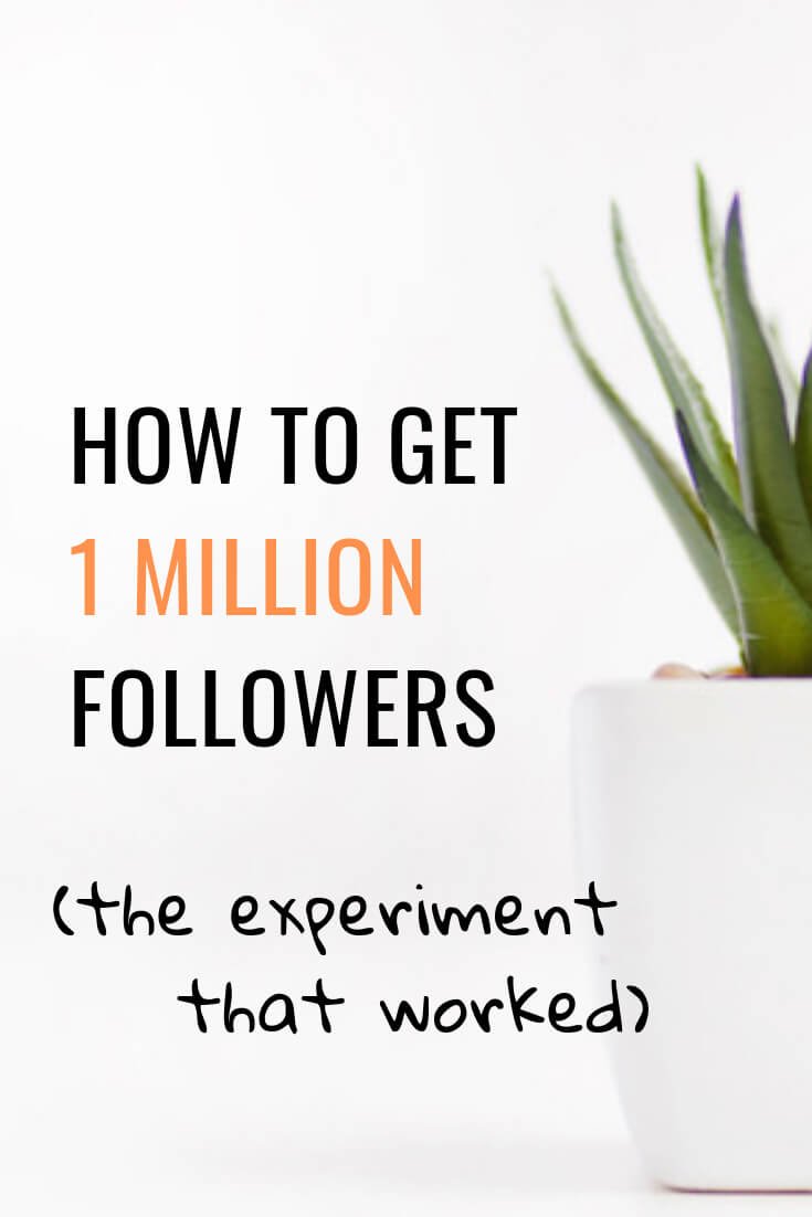 How to Get 1 Million Followers in 30 Days
