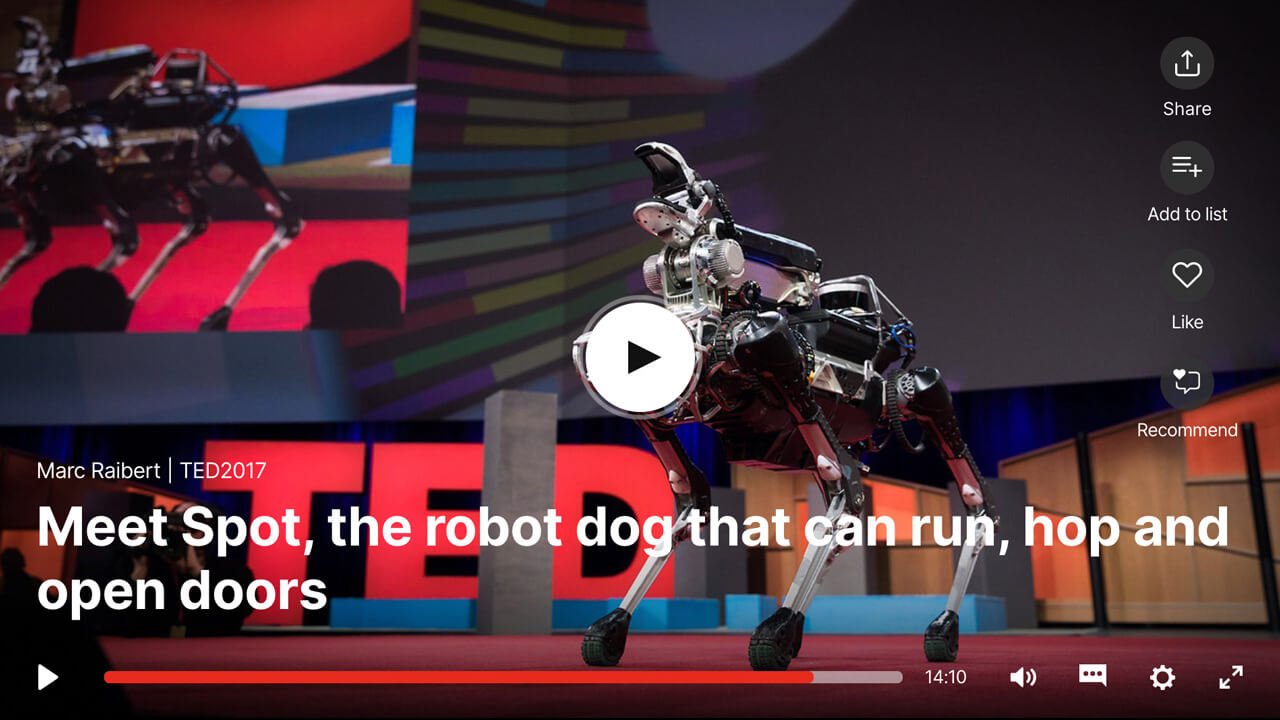 Marc Raibert Meet Spot, the Robot Dog that Can Run, Hop and Open Doors TED talk Marc Raibert Meet Spot, the Robot Dog that Can Run, Hop and Open Doors TED talk