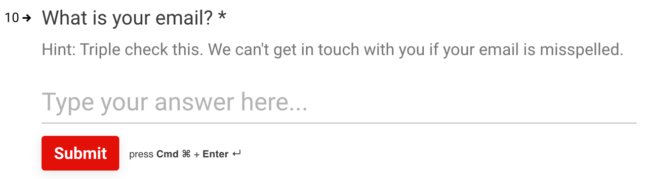 TEDx speaker application contact details Include your email in the TEDx speaker application so TEDx organizers could contact you