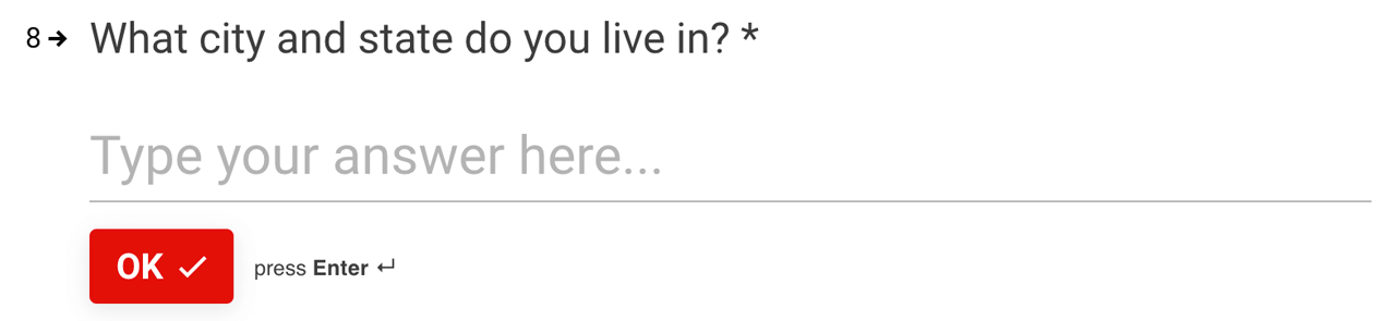 Type your city in a TEDx speaker application Type your city in a TEDx speaker application