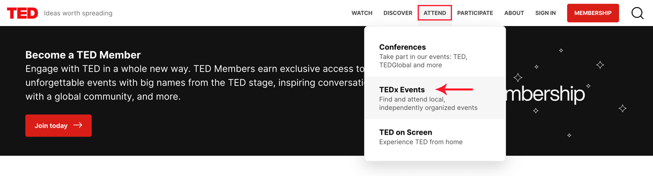 How to find a TEDx event nearby How to find a TEDx event nearby