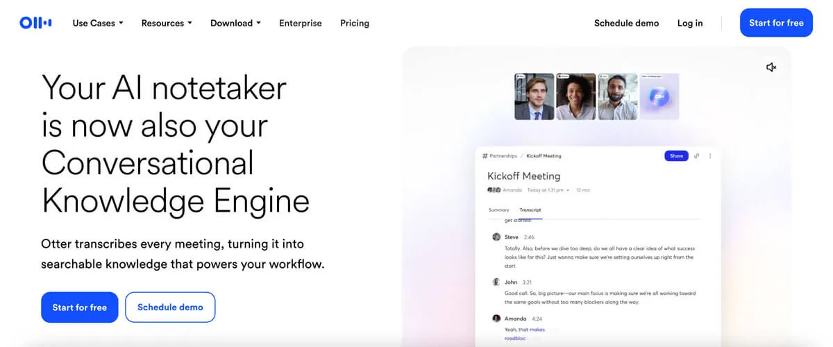 AI Presentation Tools for Public Speaking Otter AI