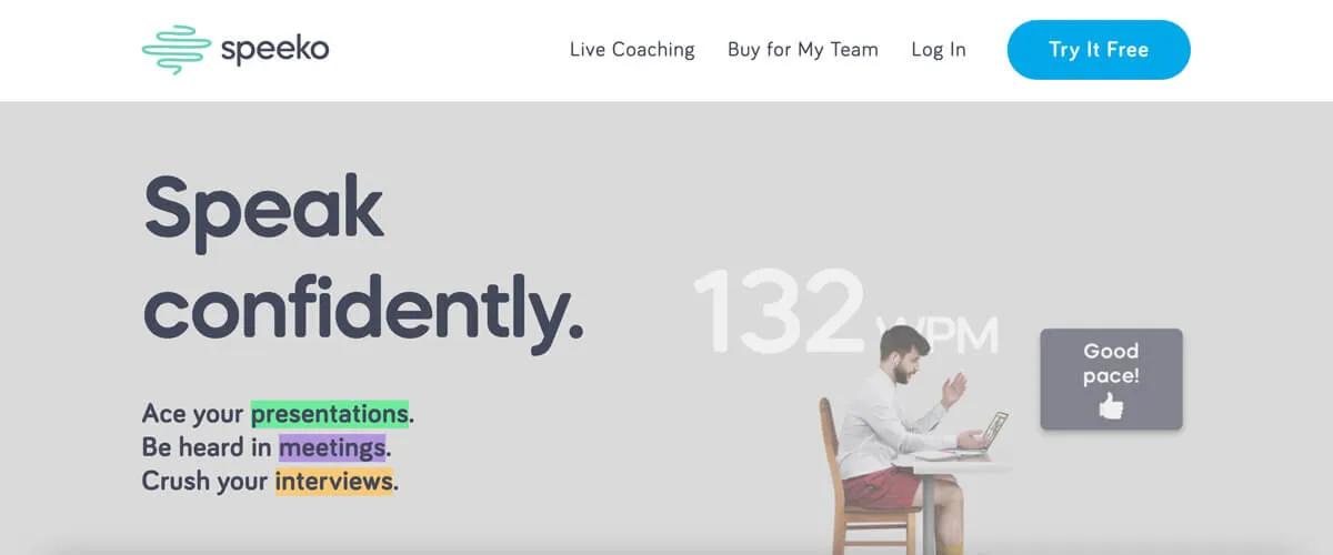 AI Presentation Tools for Public Speaking Speeko